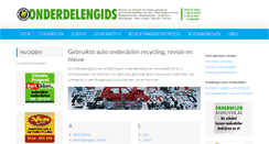 Desktop Screenshot of onderdelengids.nl